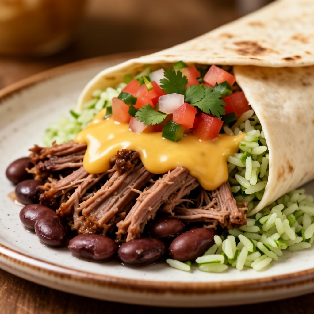 Texas Brisket Burrito