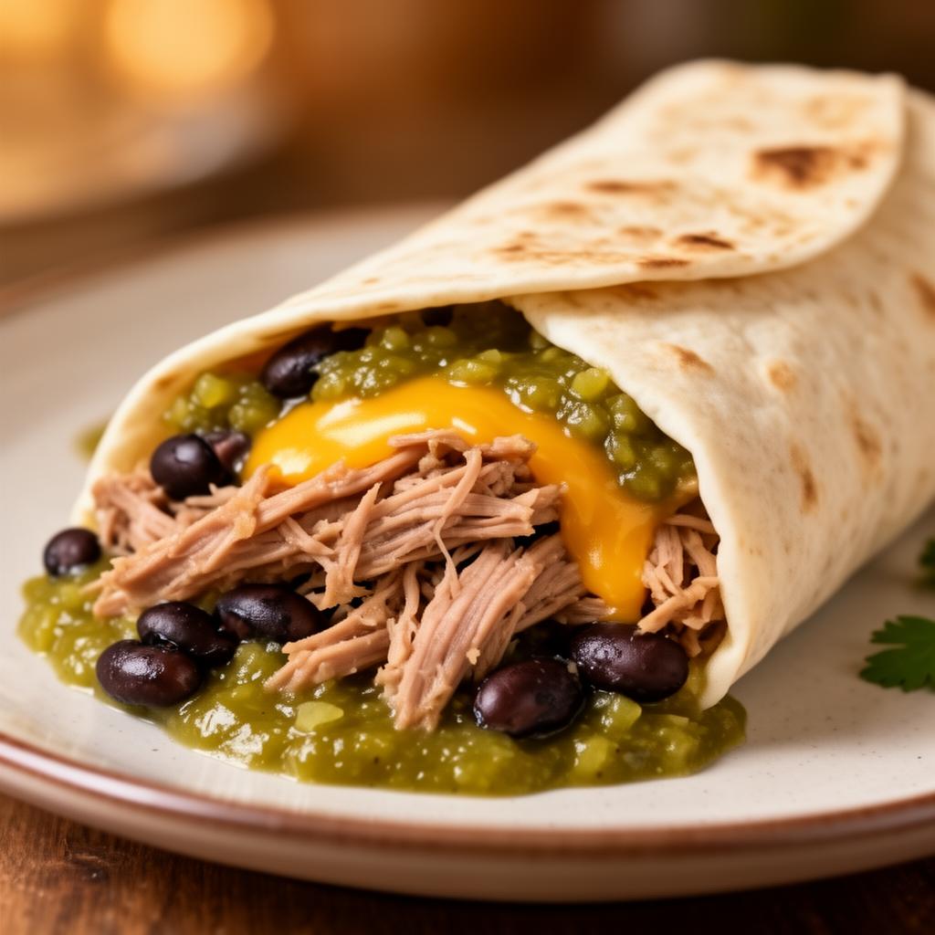 Green Chile Carnitas Burrito